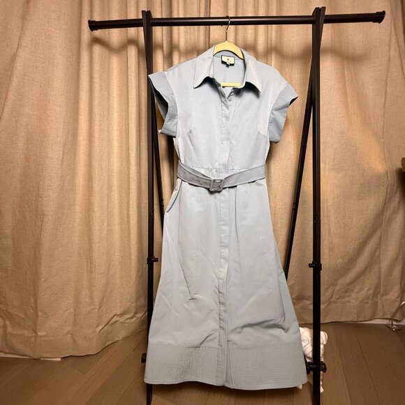 Tuckernuck | Size L | Chloe Dress in Slate Blue ($298) - Picture 3 of 7